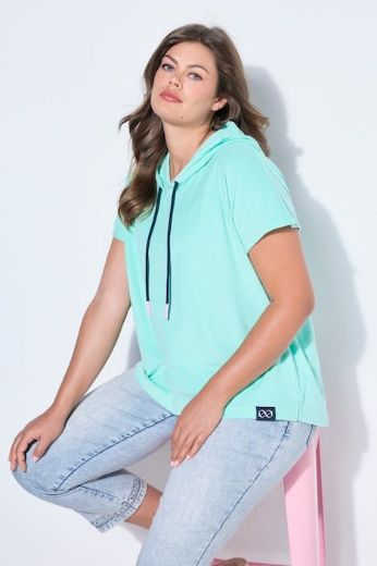 Plus size veliki brojevi Majica kratkih rukava s kapuljačom za punije