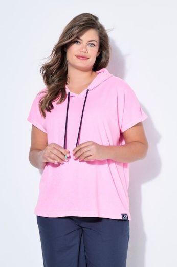 Plus size veliki brojevi Majica kratkih rukava s kapuljačom za punije