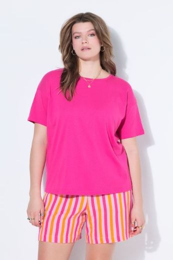 Plus size veliki brojevi Majica okruglog ovratnika kratkih rukava za punije