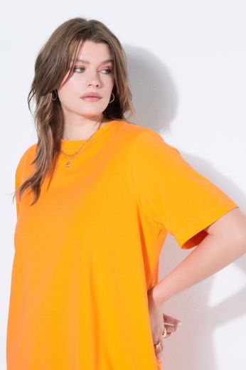 Plus size veliki brojevi Majica dugi model kratkih rukava za punije