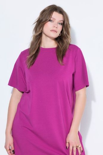 Plus size veliki brojevi Majica dugog kroja kartkih rukava za punije