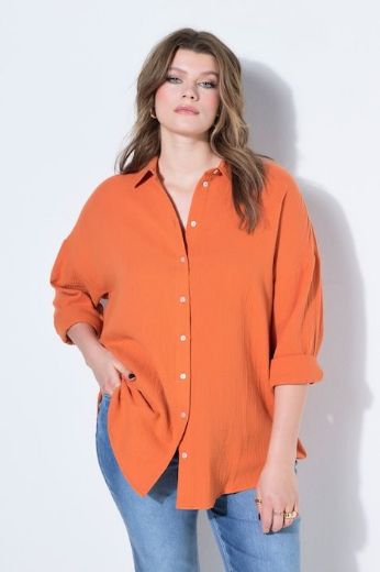 Plus size veliki brojevi Bluza na kopčanje za punije