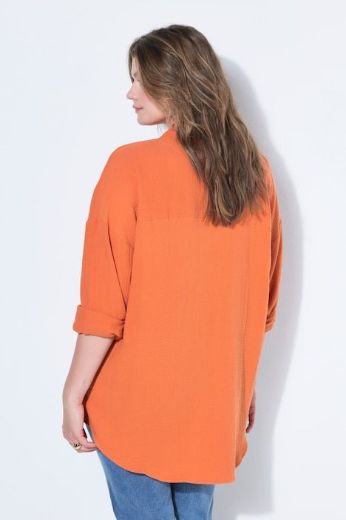 Plus size veliki brojevi Bluza na kopčanje za punije