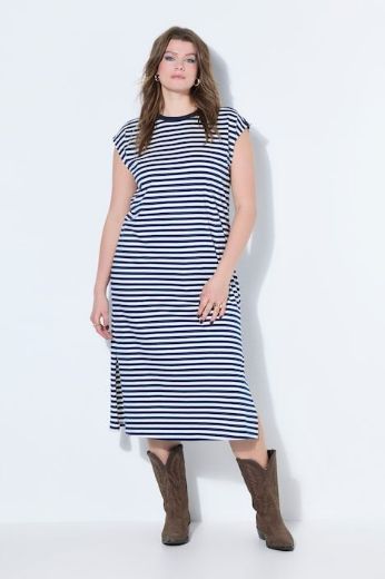 Plus size veliki brojevi Haljina bez rukava šireg kroja za punije