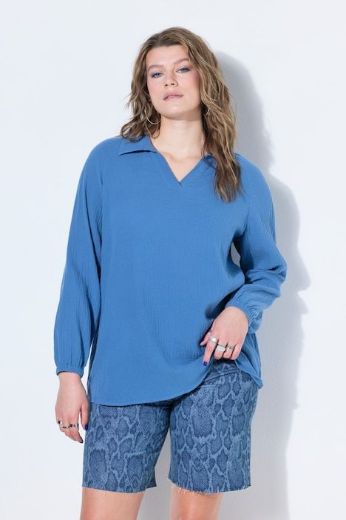 Plus size veliki brojevi Majica dugih rukava od muslina za punije