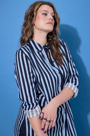 Plus size veliki brojevi Košulja dugih rukava ravnog kroja za punije
