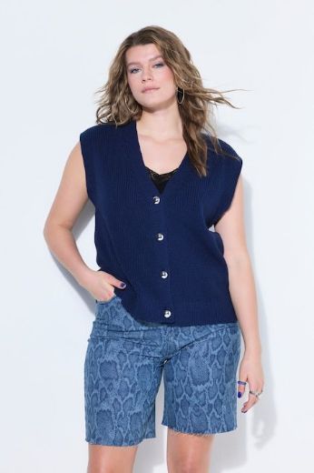 Plus size veliki brojevi Prsluk šireg kroja za punije