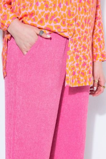 Plus size veliki brojevi Hlače širokih nogavica elastičnog struka za punije