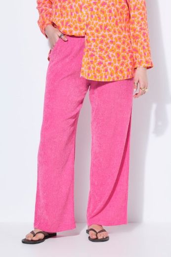 Plus size veliki brojevi Hlače širokih nogavica elastičnog struka za punije