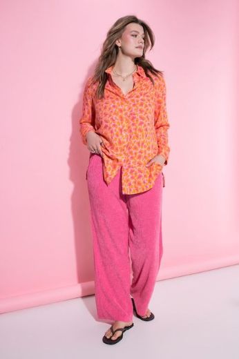 Plus size veliki brojevi Hlače širokih nogavica elastičnog struka za punije