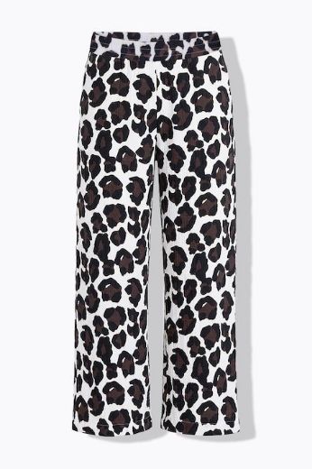 Plus size veliki brojevi Hlače elastičnog struka od muslina za punije