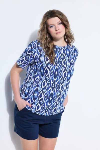 Veliki brojevi Majica kratkih rukava šireg kroja moda za punije