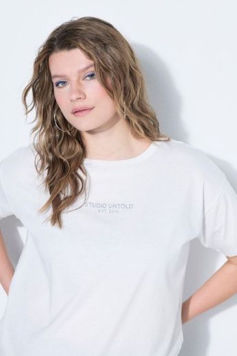 Plus size veliki brojevi Majica kratkih rukava šireg kroja za punije