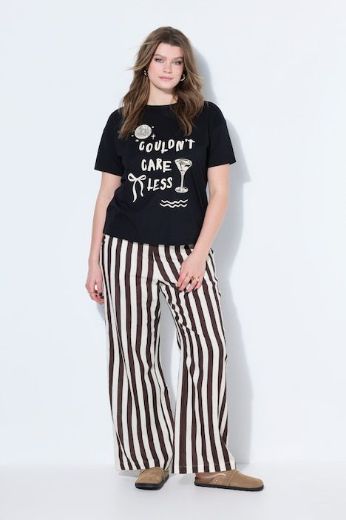 Plus size veliki brojevi Majica kratkih rukava šireg kroja za punije