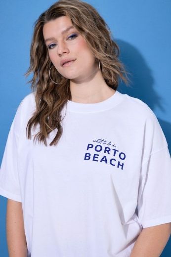 Plus size veliki brojevi Majica kratkih rukava šireg kroja za punije