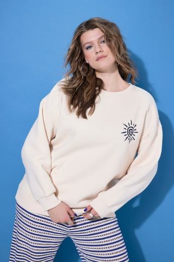 Plus size veliki brojevi Majica dugih rukava šireg kroja za punije