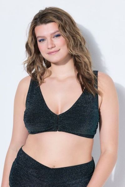 Veliki brojevi Kupaći kostim gornji dio mekanih košarica moda za punije