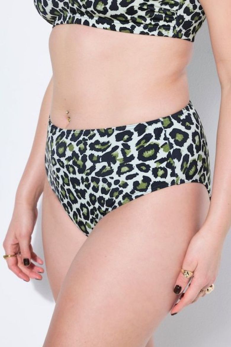 Plus size veliki brojevi Kupaći kostim donji dio visokog struka za punije