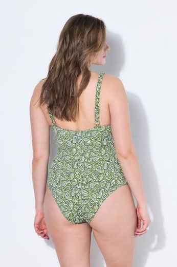 Plus size veliki brojevi Kupaći kostim jednodijelni V izreza za punije