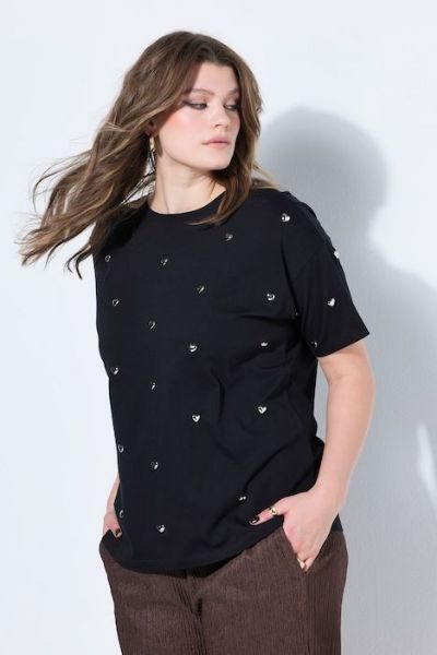 Veliki brojevi Majica kratkih rukava šireg kroja moda za punije