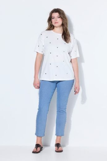 Plus size veliki brojevi Majica kratkih rukava šireg kroja za punije