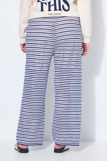 Plus size veliki brojevi Hlače širokih nogavica elastičnog struka za punije