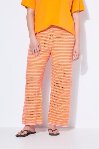 Plus size veliki brojevi Hlače širokih nogavica elastičnog struka za punije