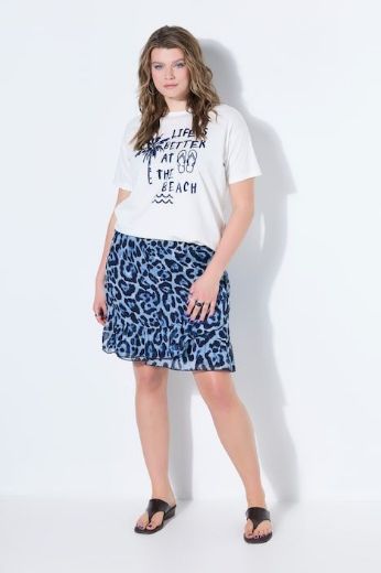 Plus size veliki brojevi Suknja A kroja elastičnog struka za punije