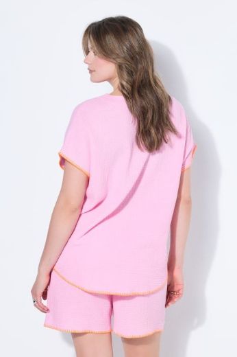 Plus size veliki brojevi Majica kratkih rukava šireg kroja za punije