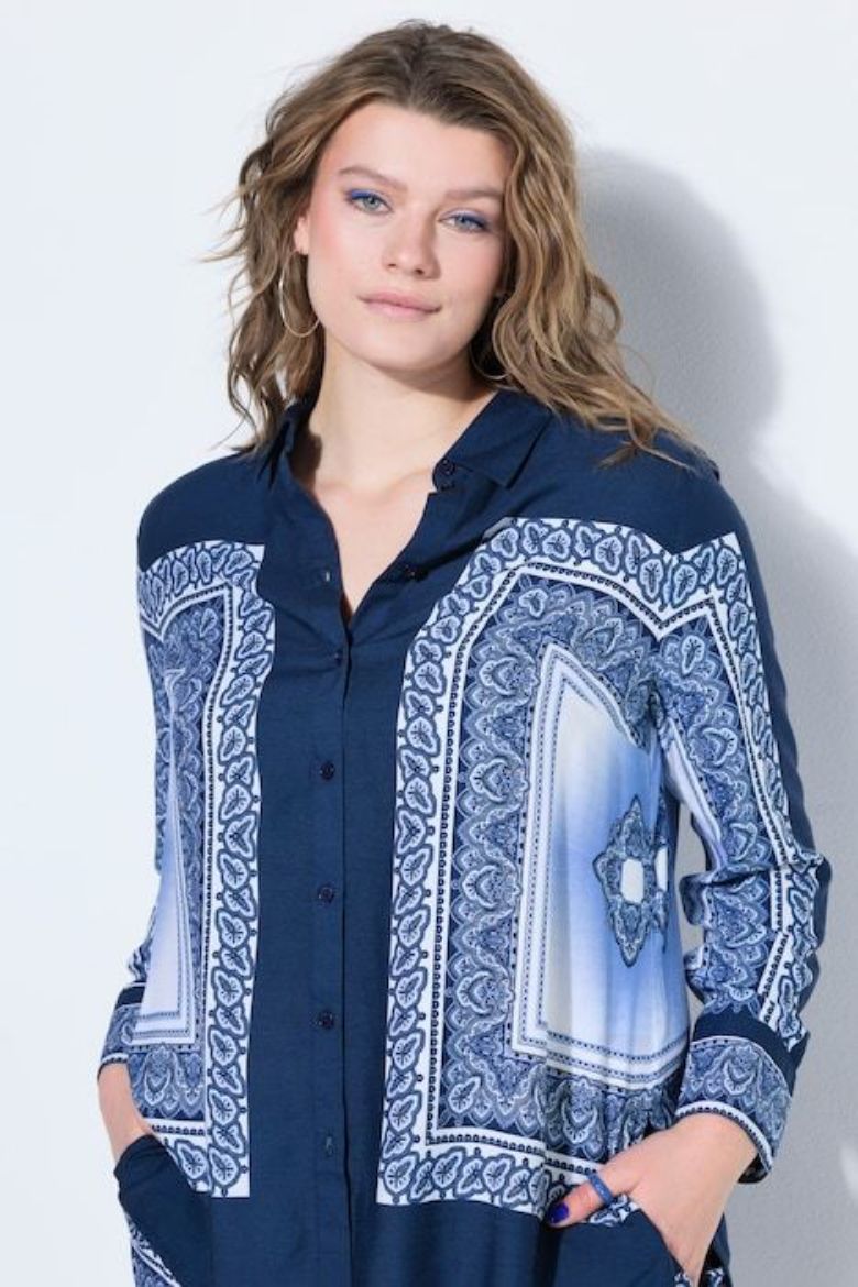 Plus size veliki brojevi Košulja dugih rukava za punije