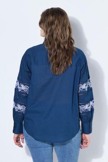 Plus size veliki brojevi Košulja dugih rukava šireg kroja za punije