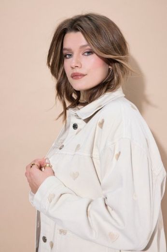 Plus size veliki brojevi Jakna lagana traper za punije