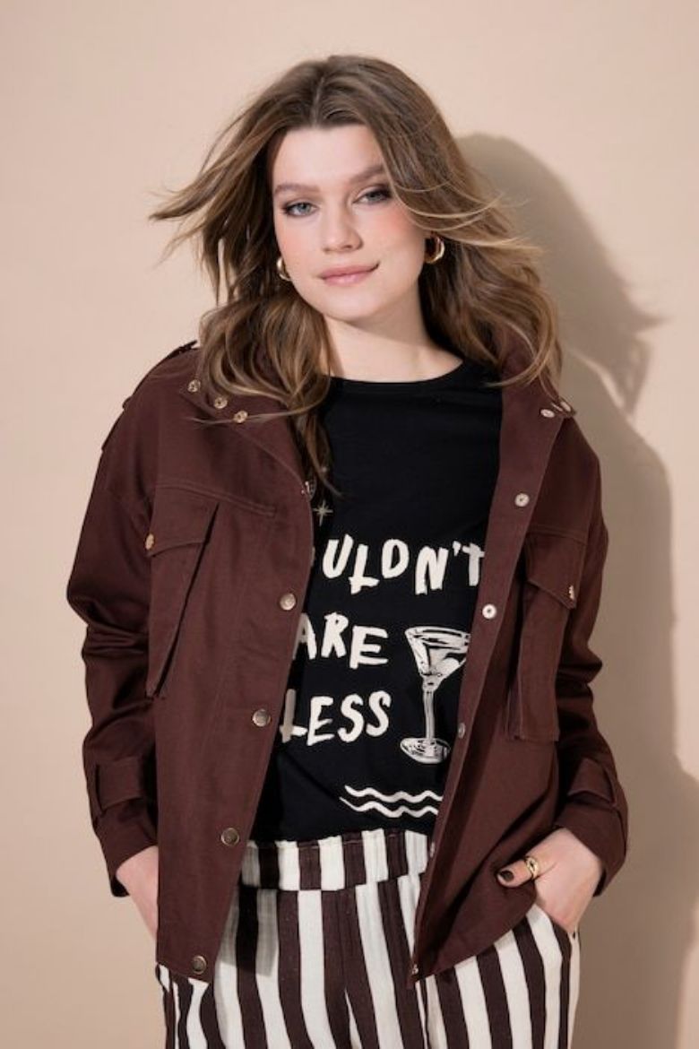 Plus size veliki brojevi Jakna lagana šireg kroja za punije