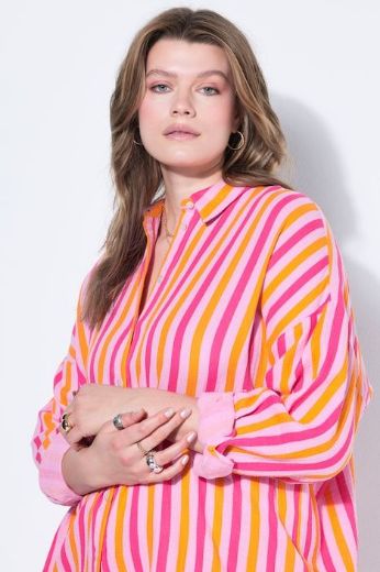 Plus size veliki brojevi Bluza dugih rukava šireg kroja za punije