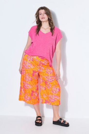 Plus size veliki brojevi Hlače šireg kroja visokog struka za punije