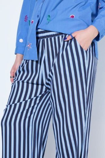 Plus size veliki brojevi Hlače širokih nogavica visokog struka za punije