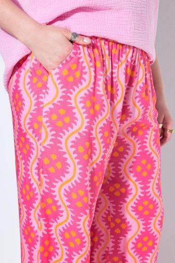 Plus size veliki brojevi Hlače širokih nogavica visokog struka za punije