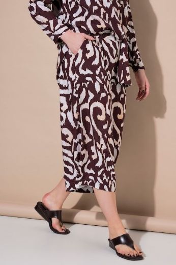 Plus size veliki brojevi Hlače širokih nogavica visokog struka za punije