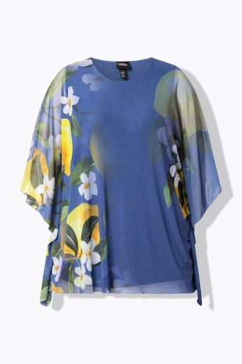 Plus size veliki brojevi Bluza kratkih rukava šireg kroja za punije