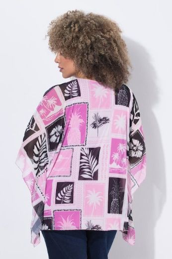 Plus size veliki brojevi Bluza kratkih rukava šireg kroja za punije