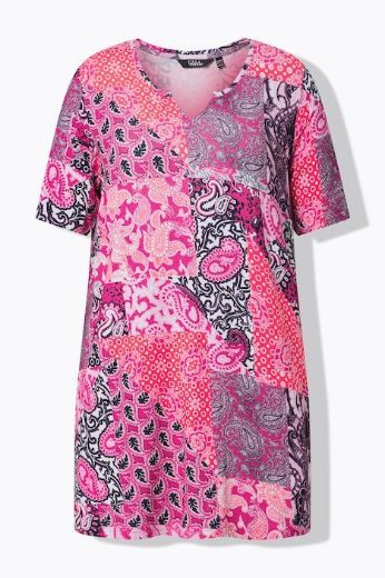 Plus size veliki brojevi Majica kratkih rukava A kroja za punije