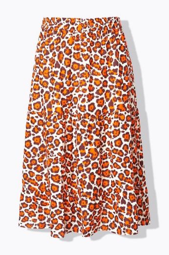 Plus size veliki brojevi Suknja maxi A kroja od muslina za punije