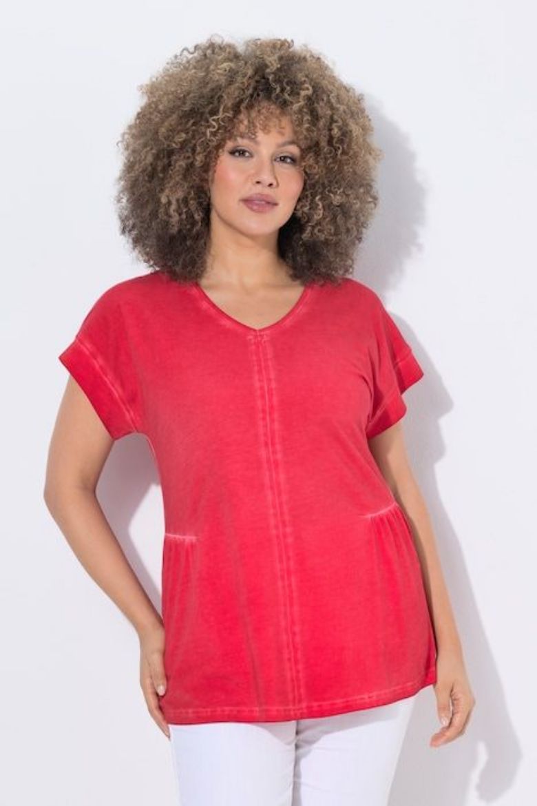 Plus size veliki brojevi Majica kratkih rukava šireg kroja za punije