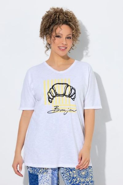 Veliki brojevi Majica kratkih rukava šireg kroja moda za punije