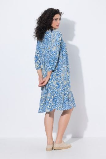 Plus size veliki brojevi Haljina 3/4 rukava A kroja za punije