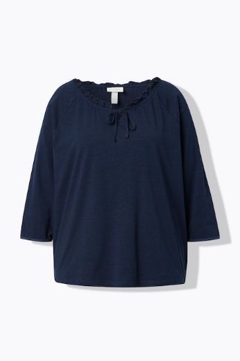 Plus size veliki brojevi Majica 3/4 rukava pamučna za punije