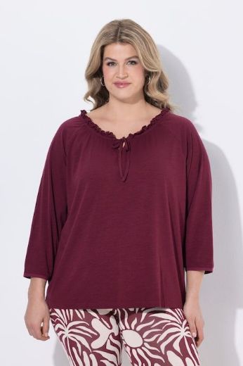 Plus size veliki brojevi Majica 3/4 rukava pamučna za punije