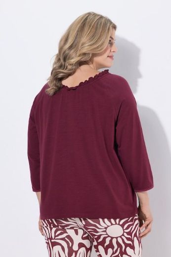Plus size veliki brojevi Majica 3/4 rukava pamučna za punije