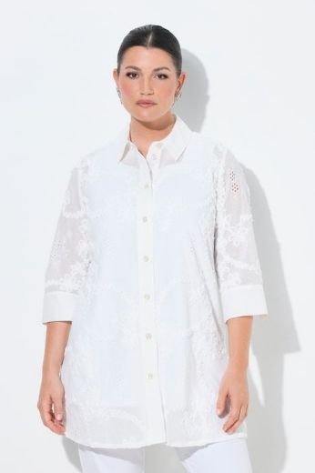 Plus size veliki brojevi Bluza 3/4 rukava dužeg kroja za punije