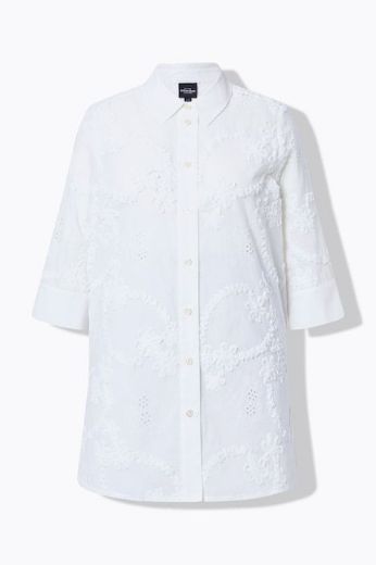 Plus size veliki brojevi Bluza 3/4 rukava dužeg kroja za punije